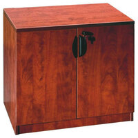 Boss N113-C Cherry Laminate Storage Cabinet - 31 inch x 22 inch x 29 1/2 inch