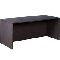 Boss N103-DW Driftwood Laminate Desk Shell - 60 inch x 30 inch x 29 inch