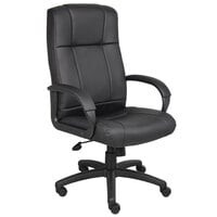 Boss B7901 Black Caressoft Executive High Back Chair