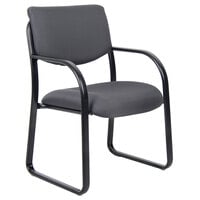 Boss B9521-GY Grey Fabric Guest Chair