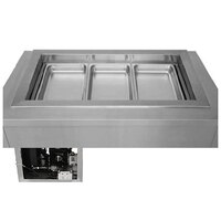 Wells RCP-200ST 31 inch Two Pan Drop In Refrigerated Cold Food Well with Slope Top