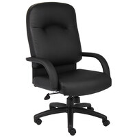 Boss B7401 Black Caressoft High Back Chair