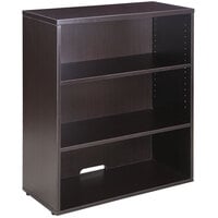 Boss N153-MOC Mocha Laminate 3-Shelf Hutch / Bookcase - 31" x 14" x 36"