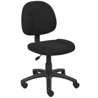 Boss B315-BK Black Tweed Perfect Posture Deluxe Office Task Chair