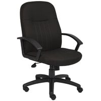 Boss B8306-BK Black Fabric Managers Chair