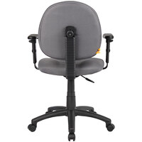 Boss B9091-GY Gray Diamond Task Chair with Adjustable Arms