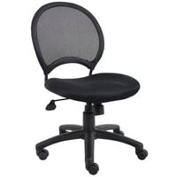 Boss B6215 Black Mesh Chair