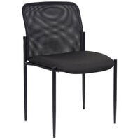 Boss B6919 Black Mesh Stackable Guest Chair