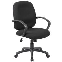 Boss B500-BK Black Tweed Ergonomic Budget Task Chair