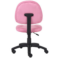 Boss B325-PK Pink Microfiber Perfect Posture Deluxe Office Task Chair