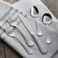 Acopa Industry 18/0 Stainless Steel Heavy Weight Flatware Set with Service for 12 - 60/Pack