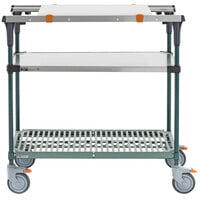 Metro MS1848-FSPR-PK1 PrepMate MultiStation with Cutting Board and Stainless Steel and SuperErecta Pro Shelving - 50 inch x 19 3/8 inch x 39 1/8 inch
