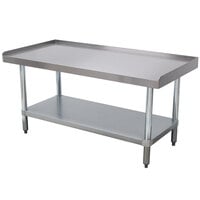 Advance Tabco EG-304 30" x 48" Stainless Steel Equipment Stand with Galvanized Undershelf