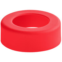 Tablecraft SB53R Red Silicone Widemouth Squeeze Bottle Band (53mm)   - 12/Pack