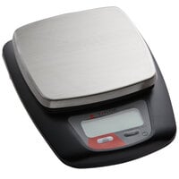 Taylor TE11FTP 11 lb. Compact 5 1/4 inch x 5 1/4 inch Stainless Steel Digital Portion Control Scale