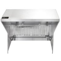 Halifax EXHP1648 Type 1 Commercial Kitchen Hood System - 16' x 48 inch