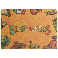 Choice 10 inch x 14 inch Mexican Themed Paper Placemat - 1000/Case