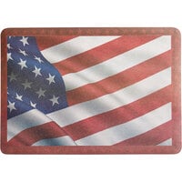 Choice 10 inch x 14 inch Patriotic Paper Placemat   - 1000/Case