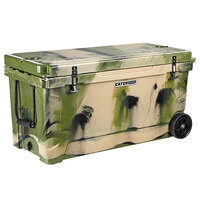 CaterGator CG100CAMW Camouflage 100 Qt. Mobile Rotomolded Extreme Outdoor Cooler / Ice Chest
