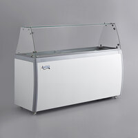 Avantco ADC-12F-HC Flat Glass Ice Cream Dipping Cabinet - 71"
