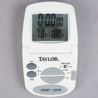 Taylor 1470FS 5 1/4" Digital Cooking Thermometer and 24 Hour Kitchen Timer with 48" Cord