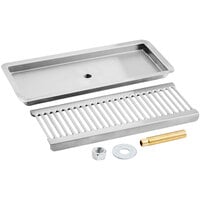 Regency 600BDR12F 12 inch Stainless Steel Flush Mount Beer Drip Tray