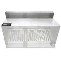 Halifax PSPHO1148 Type 1 Commercial Kitchen Hood with PSP Makeup Air (Hood Only) - 11' x 48 inch