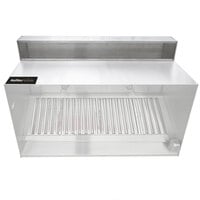 Halifax PSPHO1048 Type 1 Commercial Kitchen Hood with PSP Makeup Air (Hood Only) - 10' x 48 inch