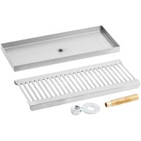 Regency 600BDR12S 12 inch Stainless Steel Surface Mount Beer Drip Tray