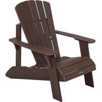 Lifetime 60289 Rustic Brown Adirondack Chair
