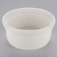 Tuxton BEB-1206 9.5 oz. Eggshell China Casserole Dish - 12/Case