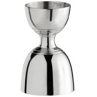 Arcoroc by Chris Adams CAP32 Mix Collection 1 oz. & 2 oz. Stainless Steel Bell Jigger by Arc Cardinal