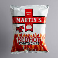 Martin's 1.5 oz. Bag of Red Hot Chips - 42/Case