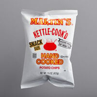 Martin's 1.5 oz. Bag of Kettle-Cook'd Potato Chips - 42/Case