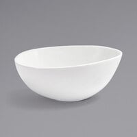 Front of the House DBO142WHP23 Kiln 10 oz. White Round Porcelain Bowl - 12/Case