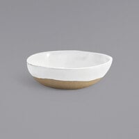 Front of the House DBO164WHP23 Artefact 11 oz. Superwhite Round Porcelain Bowl - 12/Case