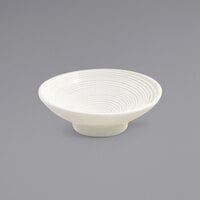 Front of the House DSD008BEP23 Spiral 3 oz. Eurowhite Round Porcelain Ramekin - 12/Case