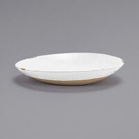 Front of the House DBO162WHP23 Artefact 24 oz. Superwhite Round Porcelain Low Bowl - 12/Case