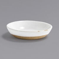 Front of the House DSD070WHP23 Artefact 3.5 oz. Superwhite Round Porcelain Ramekin - 12/Case