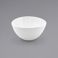 Front of the House DBO141WHP23 Kiln 7 oz. White Round Porcelain Bowl   - 12/Case
