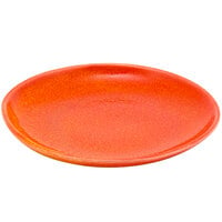 Front of the House DAP076ORP23 Kiln 6 inch Blood Orange Porcelain Plate - 12/Case
