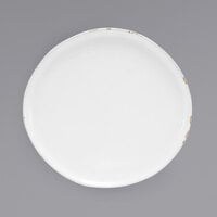 Front of the House DDP068WHP21 Artefact 11" White Round Porcelain Plate - 4/Case