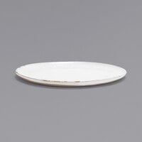 Front of the House DDP068WHP21 Artefact 11 inch White Round Porcelain Plate - 4/Case