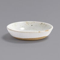 Front of the House DSD070BEP23 Artefact 3.5 oz. Ash Round Porcelain Ramekin - 12/Case