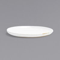 Front of the House DAP082WHP23 Artefact 6 inch Superwhite Porcelain Plate - 12/Case