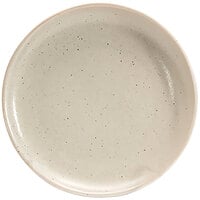 Front of the House DAP076MUP23 Kiln 6 inch Mushroom Porcelain Plate - 12/Case