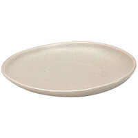 Front of the House DAP076MUP23 Kiln 6 inch Mushroom Porcelain Plate - 12/Case