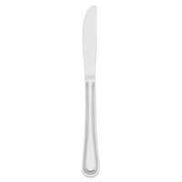 Walco 4545 Accolade 8 9/16 inch 18/0 Stainless Steel Heavy Weight Dinner Knife - 12/Case