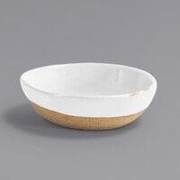 Front of the House DSD071WHP23 Artefact 2 oz. Superwhite Round Porcelain Ramekin - 12/Case