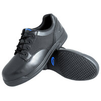 Genuine Grip 5040 Apache Women's Size 9.5 Medium Width Oxford Black Composite Toe Non Slip Full Grain Leather Shoe